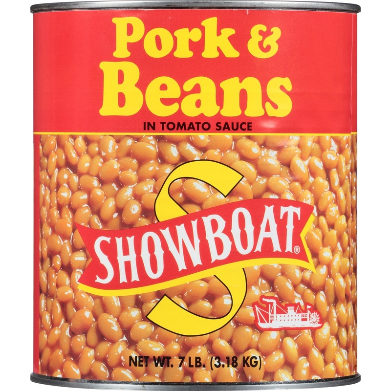 Showboat Pork & Beans, 112 Oz (Pack Of 6)