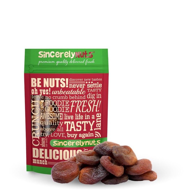 Sincerely Nuts – Organic Dried Turkish Apricots | 3 Lb Bag | Healthy Pitted Apricot Fruit | Raw Vegan Snack | Dehydrated And Uns