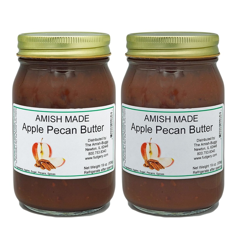 Amish Jam – Two 18 Oz Jars (Apple Pecan Butter)