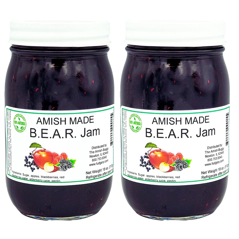 Amish Jam – Two 18 Oz Jars (B.E.A.R.)