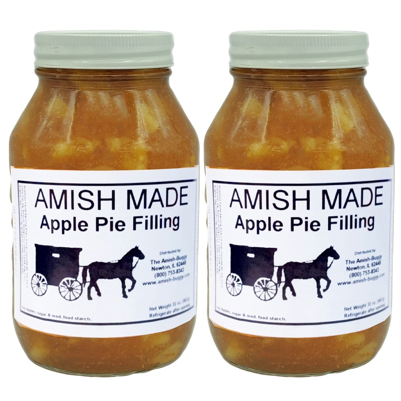 Amish Pie Filling Apple – 2 Jars- 32 Oz