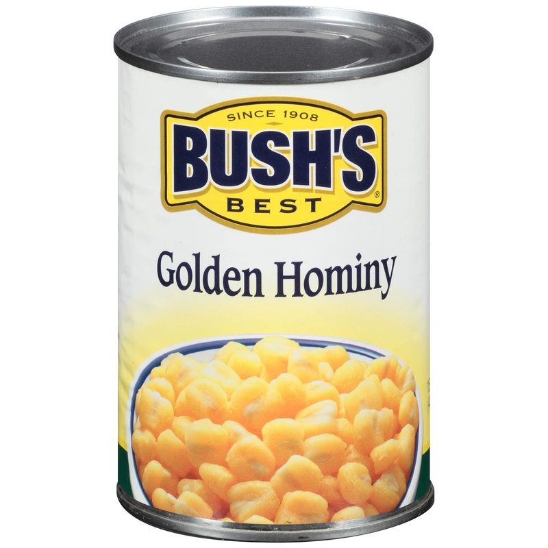 Bush’S Best Baked Beans, Golden Hominy, 15.5 Oz (Pack Of 4)