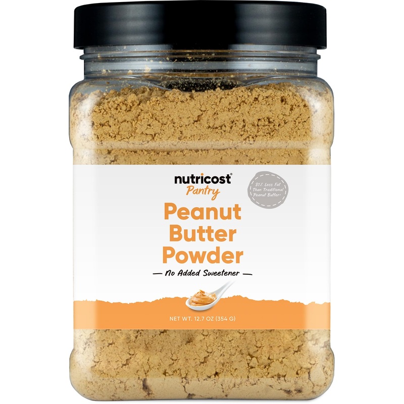 Nutricost Pantry Peanut Butter Flour Powder (30 Servings) (12.6 Oz) – 81% Less Fat Than Traditional Peanut Butter, Non-Gmo, Glut