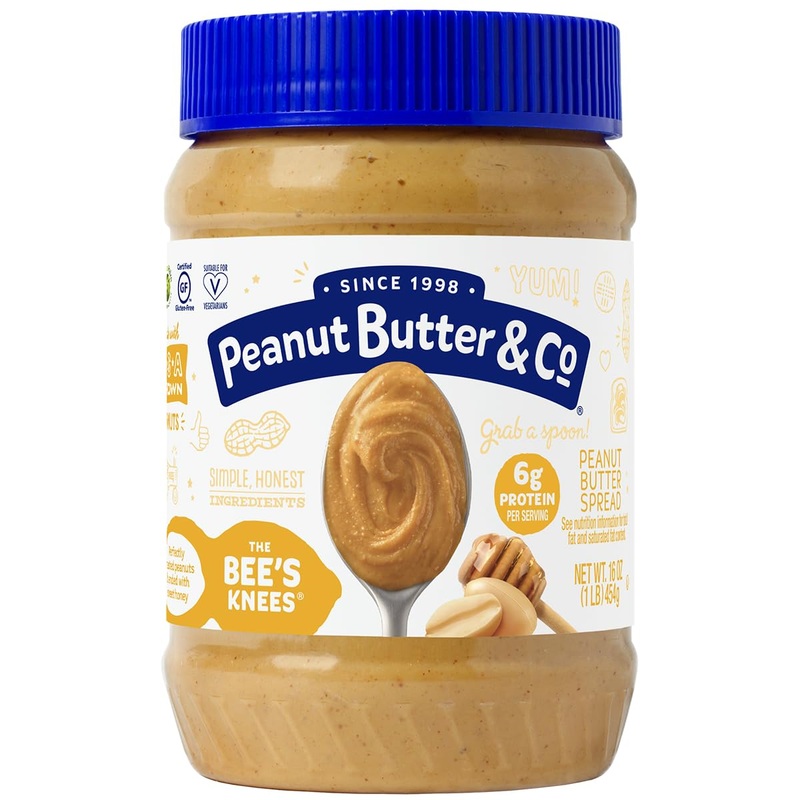 Peanut Butter & Co. The Bees Knees (Honey) Peanut Butter, Gluten Free, 16 Ounce