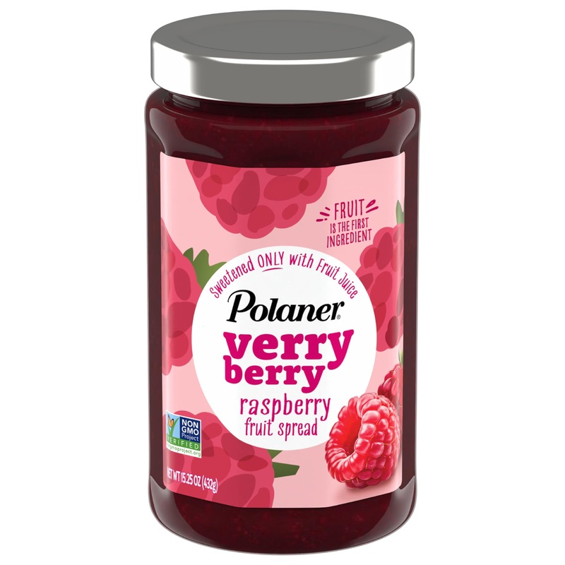 Polaner Verry Berry Fruit Spread, Raspberry, 15.25 Ounce