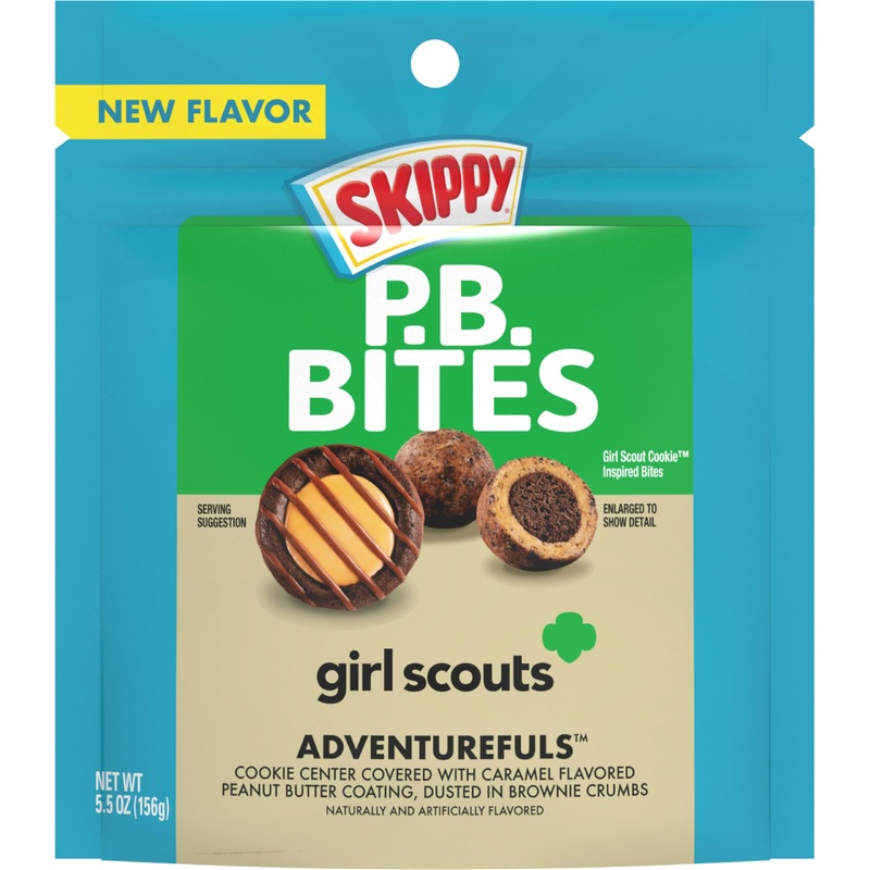 Skippy Bites Girl Scouts Adventurefuls 5.5Oz Pouch
