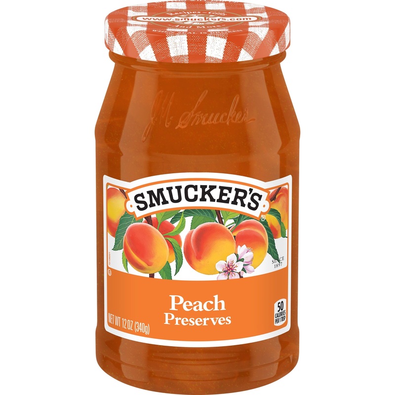 Smucker’S Peach Preserves, 12 Ounces (Pack Of 6)