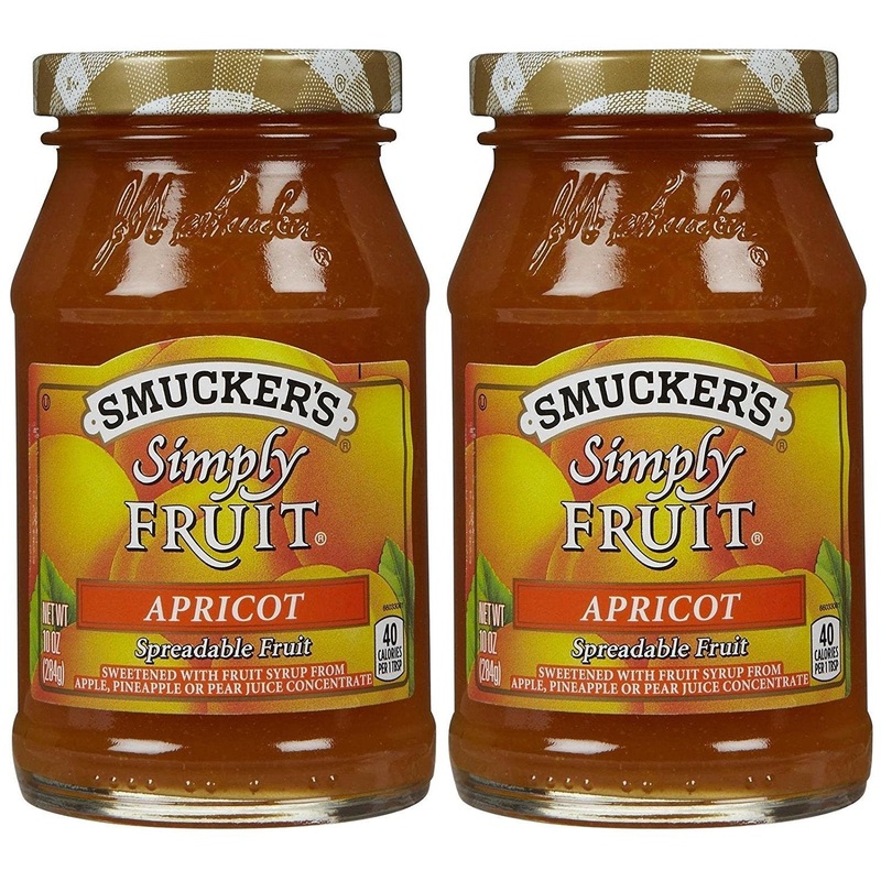 Smucker’S Simply Fruit Spread – Apricot – 10 Oz – 2 Ct