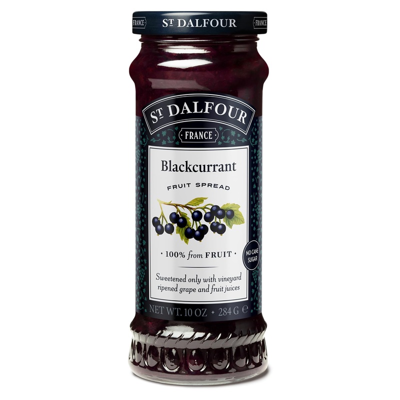 St. Dalfour Blackcurrant Fruit Spread – 10Oz – 100% From Fruit, No Artificial Ingredients, Non-Gmo, No Cane Sugars, All Natural,