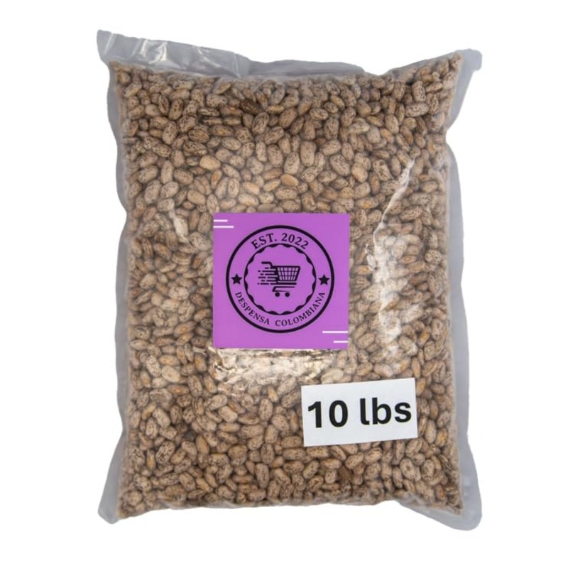 10 Lbs Pinto Beans Dry Bulk – 10 Lbs – Pinto Beans Bulk Grown In Usa – Triple Cleaned Bulk Frijoles Pinto – Despensa Colombiana