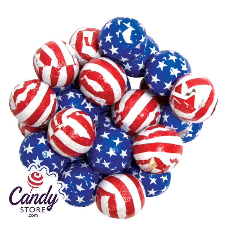 American Flag Chocolate Balls – 5lb