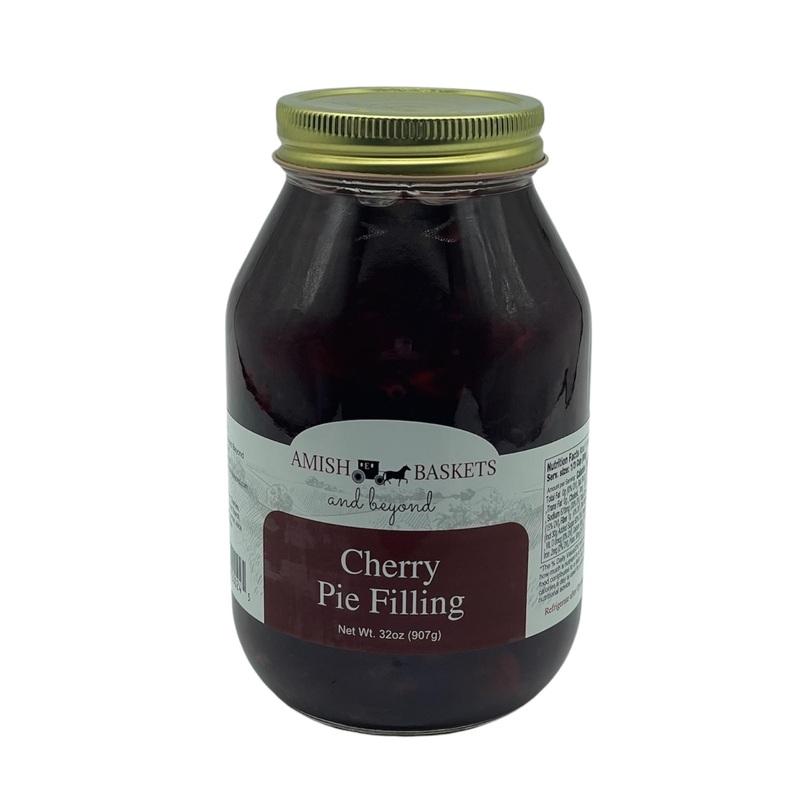 Amish Cherry Pie Filling Non Gmo Vegan All Natural – 32 Oz
