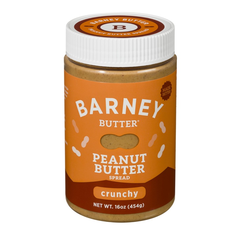 Barney Butter Peanut Butter, Crunchy, 16 Ounce Jar, Natural, No Stir, Non-Gmo, Gluten Free, Keto, Vegan