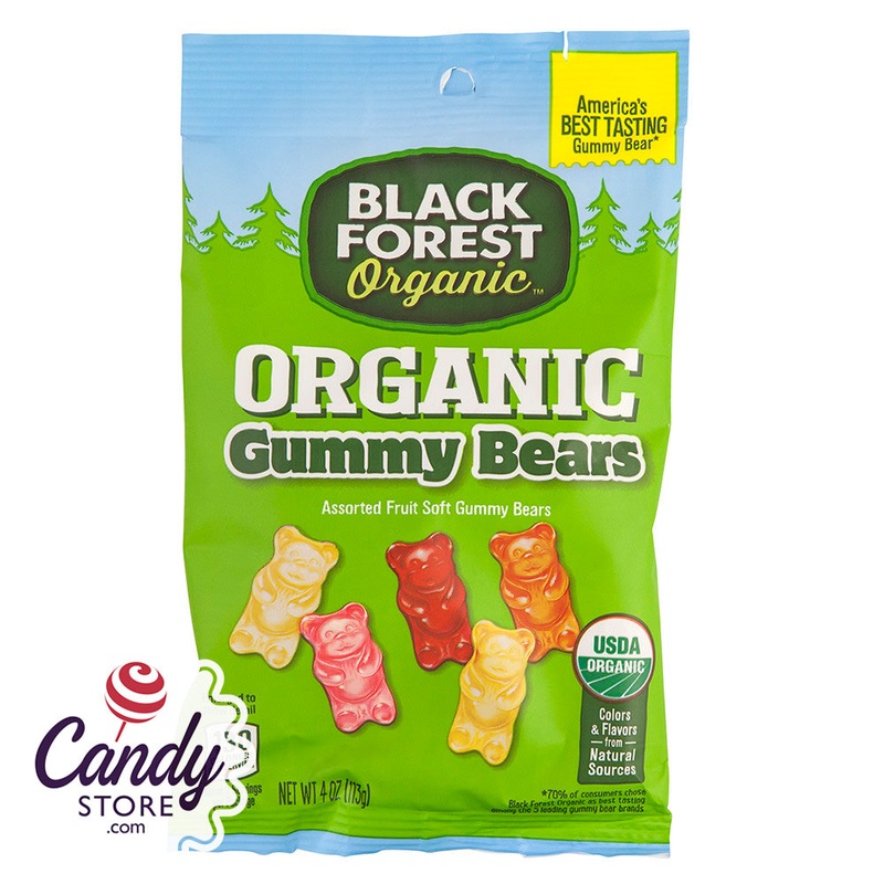 Black Forest Organic Gummy Bears – 12ct