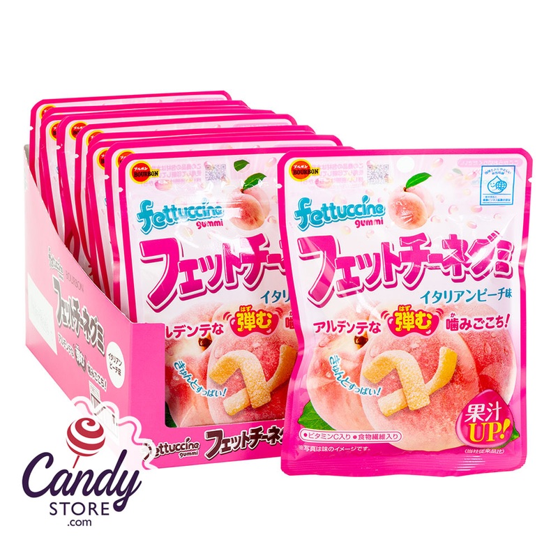Bourbon Fettuccine Gummy Peach 1.76oz – 10ct