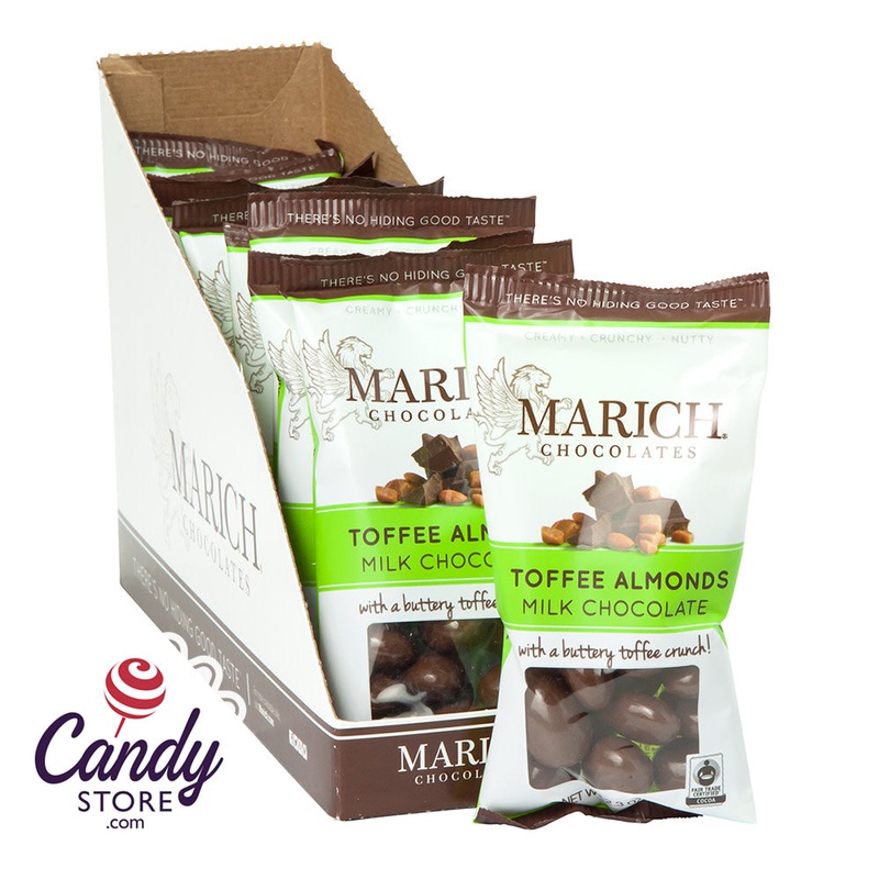 Chocolate Toffee Almonds Marich Bags – 12ct