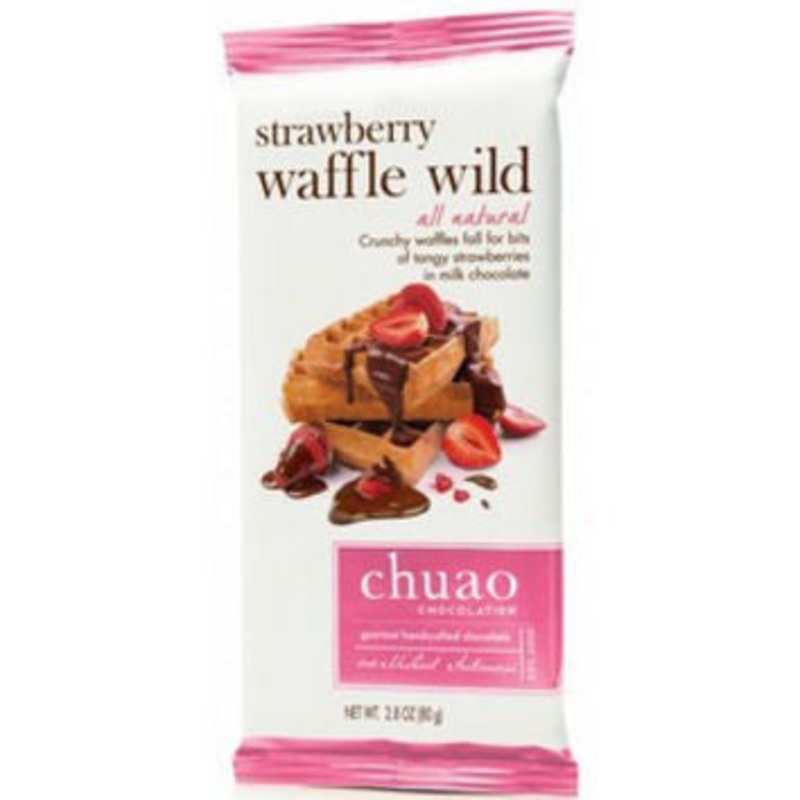 Chuao Strawberry Waffle Wild Bar – 12ct