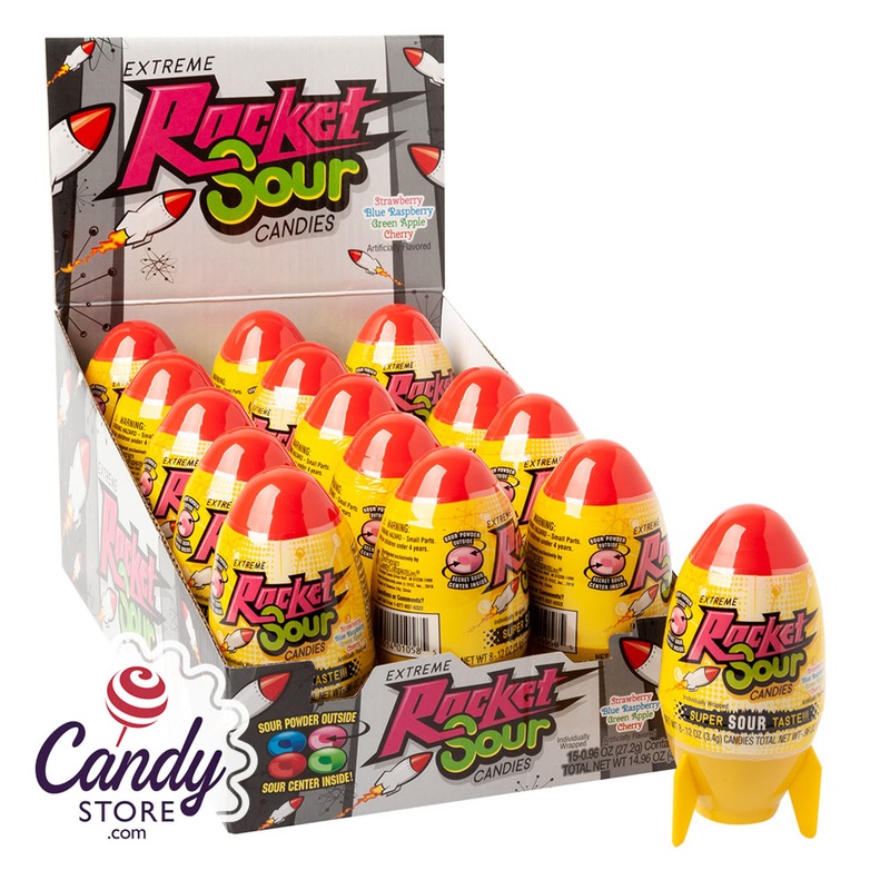 Extreme Rocket Sour Candies 0.96oz – 15ct