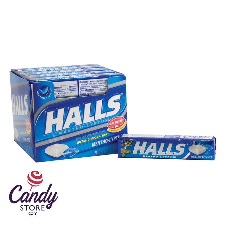 Halls Menthol Cough Drops – 20ct
