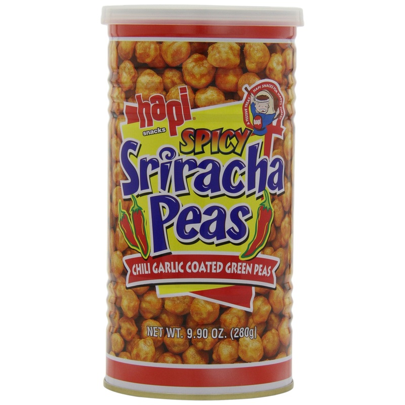 Hapi Spicy Sriracha Peas, Chili Garlic Coated Gren Peas, 9.9-Ounce (Pack Of 3)