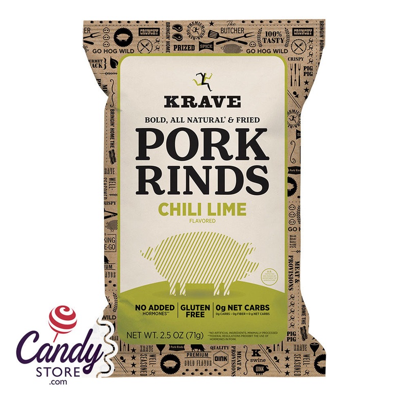 Krave Pork Rinds Chili Lime 2.5oz – 6ct