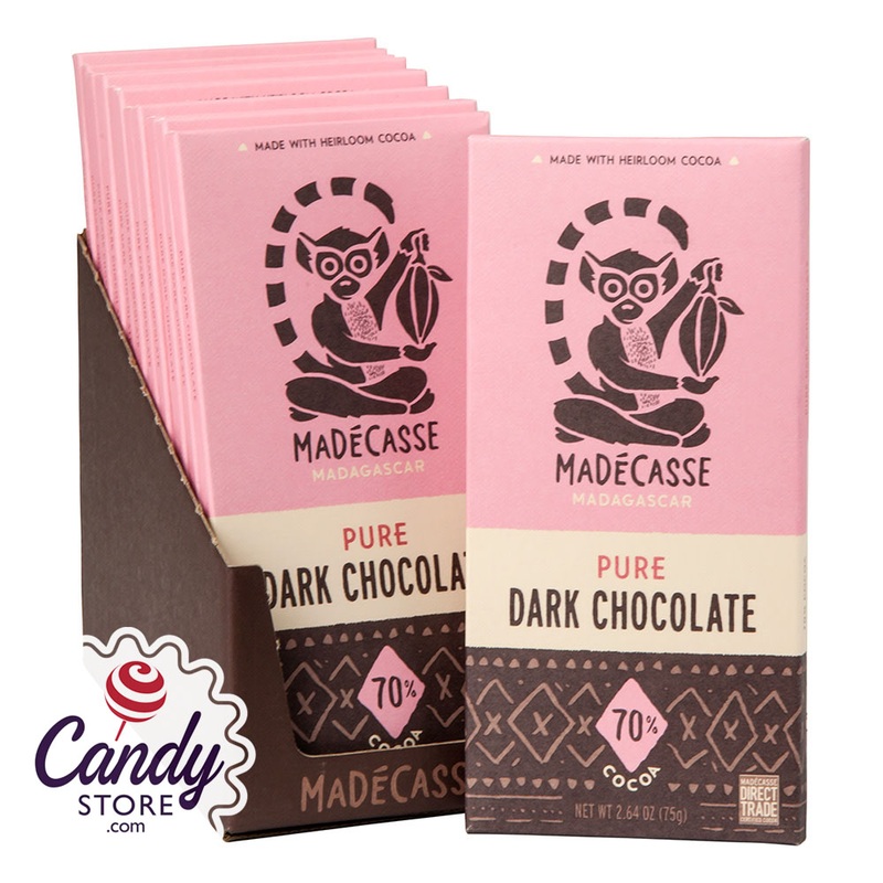 Madecasse 70% Dark Chocolate 2.64oz Bar – 12ct