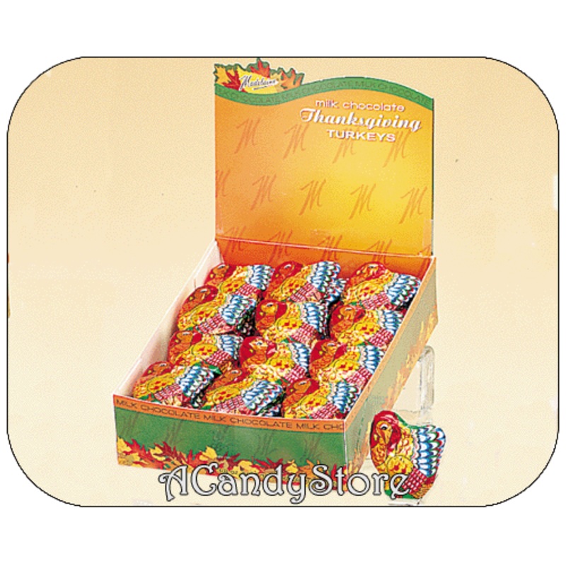 Minature Chocolate Thanksgiving Turkeys – 60ct