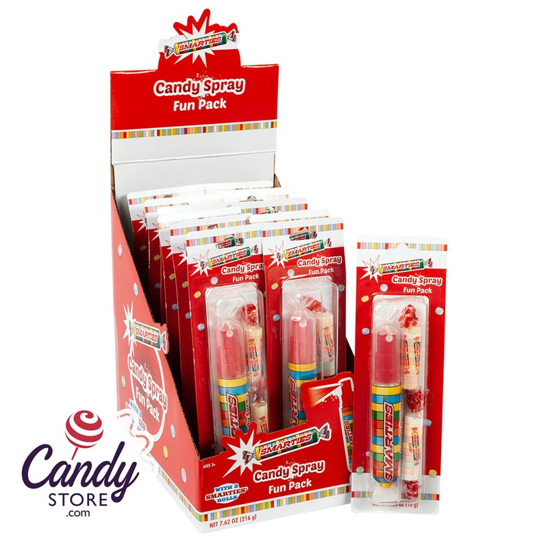 Smarties Candy Spray With Candy 0.63oz – 12ct