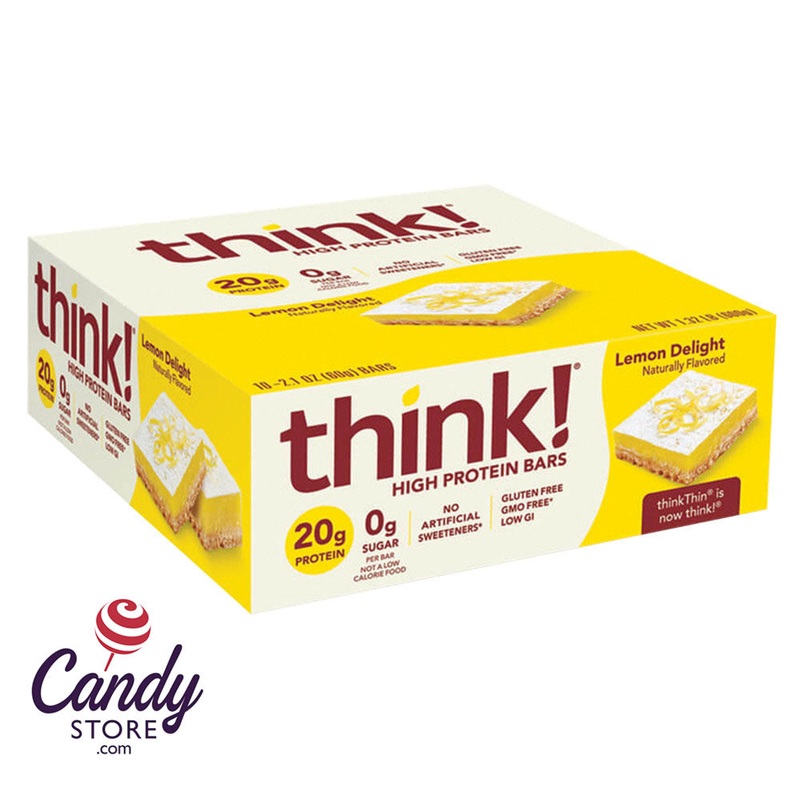Think! Lemon Delight Protein Bar 2.1oz – 10ct