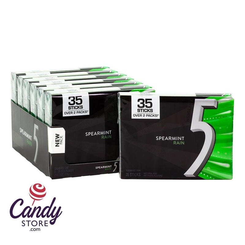 5 Rain Spearmint Mega Pack Gum – 6ct