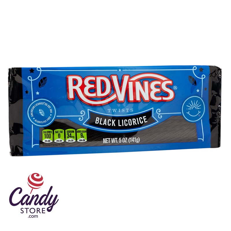 Black Red Vines Licorice Twists Tray – 24ct