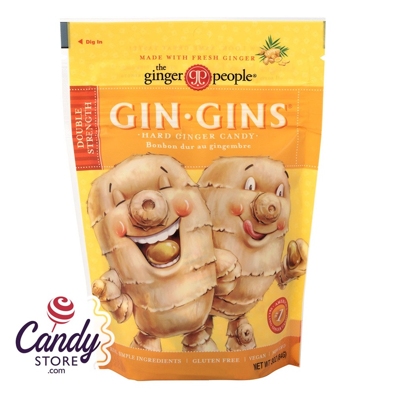 Ginger People Gin Gins Hard Candy 3oz Bag – 12ct