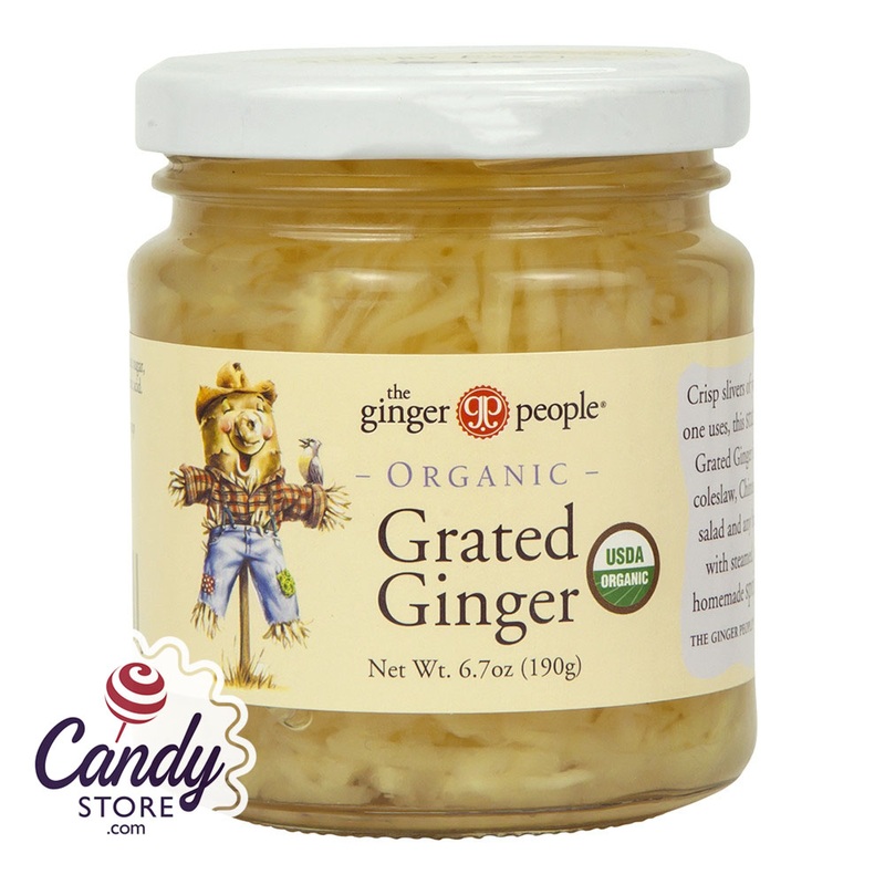 Ginger People Organic Grated Ginger 6.7oz Jar – 12ct