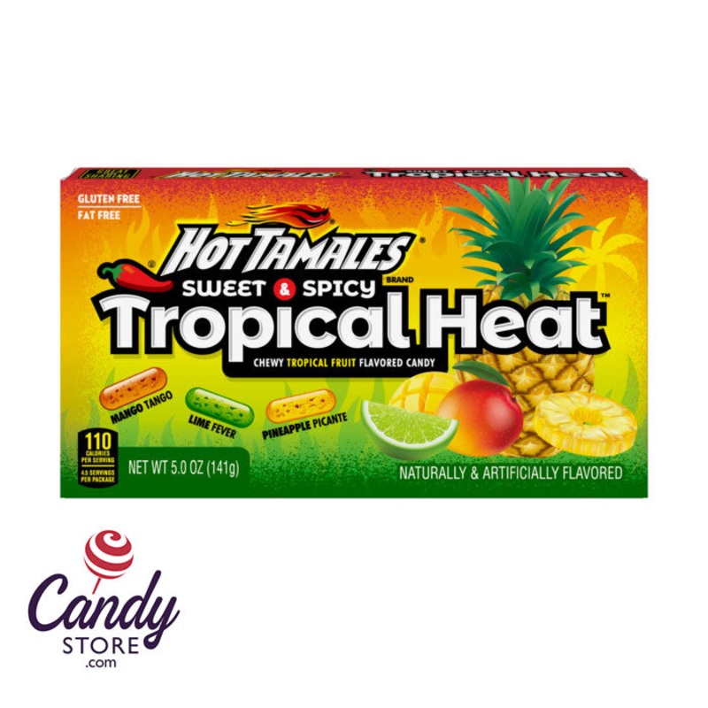 Hot Tamales Tropical Heat Theater-Sized Boxes – 12ct