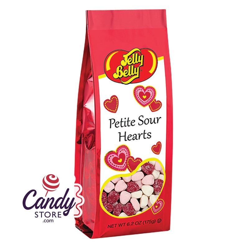 Jelly Belly Petite Sour Hearts 6.2oz Gift Bags – 12ct