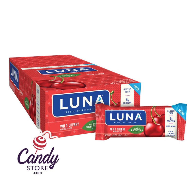 Luna Wild Cherry 1.69oz Bar – 15ct