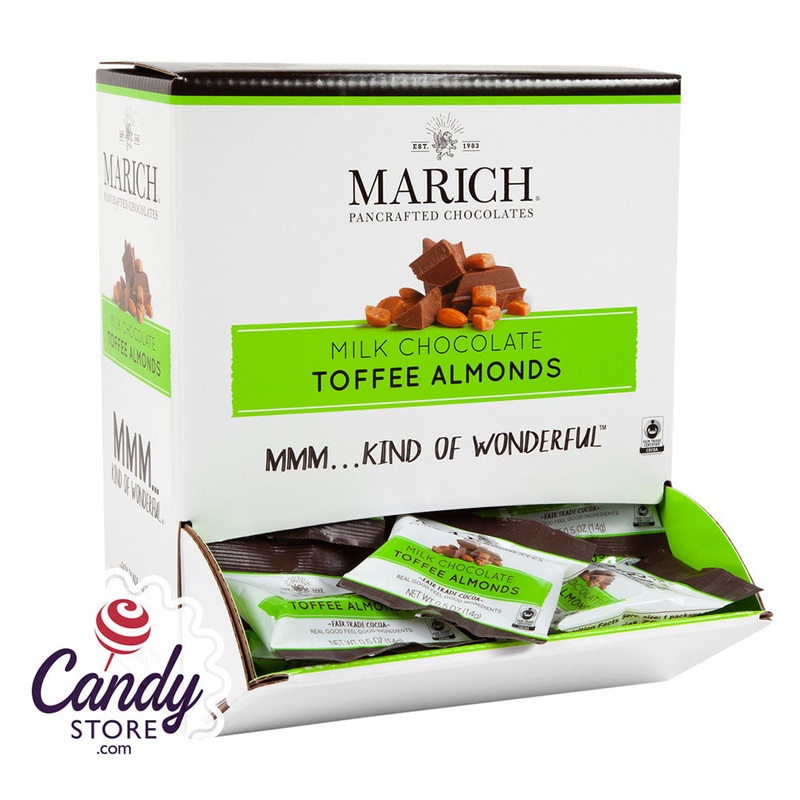 Marich Gravity Bin Milk Ch Toffe Almond .5oz – 50ct