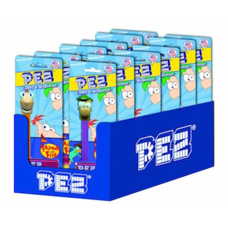 Pez Phineas & Ferb Blister Pack – 12ct
