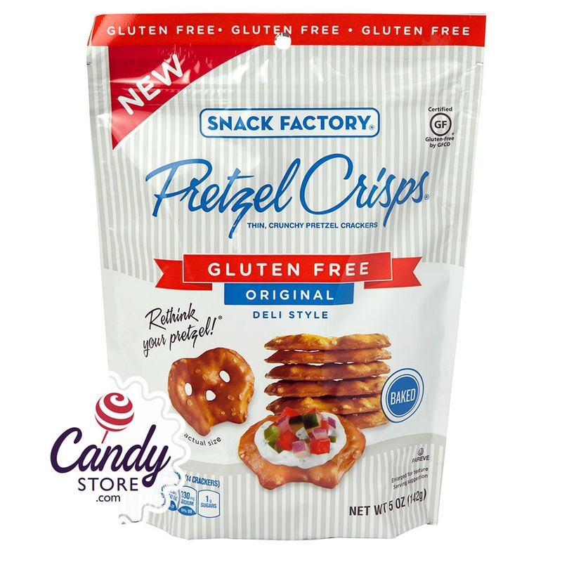 Pretzel Crisps Gluten Free Mini Original 5oz Bags – 12ct