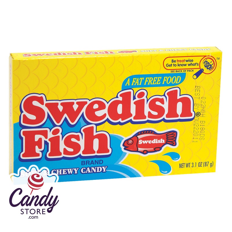 Red Swedish Fish Candy – 12ct Theater Boxes