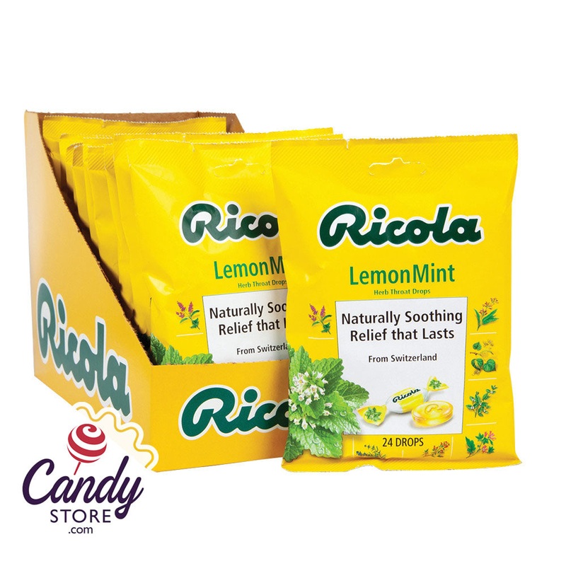 Ricola Lemon Mint Bags – 12ct