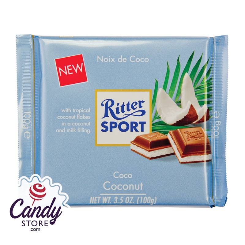 Ritter Sport Coconut Chocolate Bars – 12ct