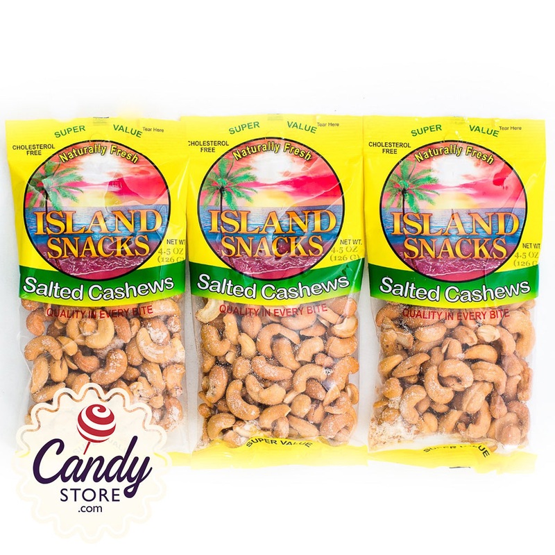 Salted Cashews Island Snacks – 6ct Bags