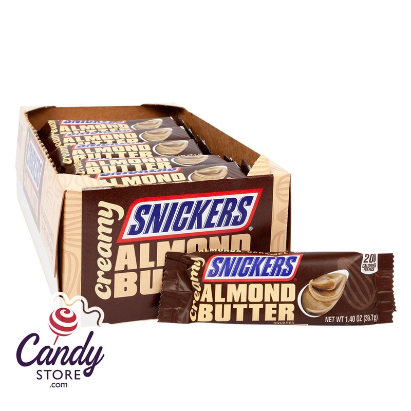 Snickers Creamy Almond Butter Squares 1.4oz – 24ct
