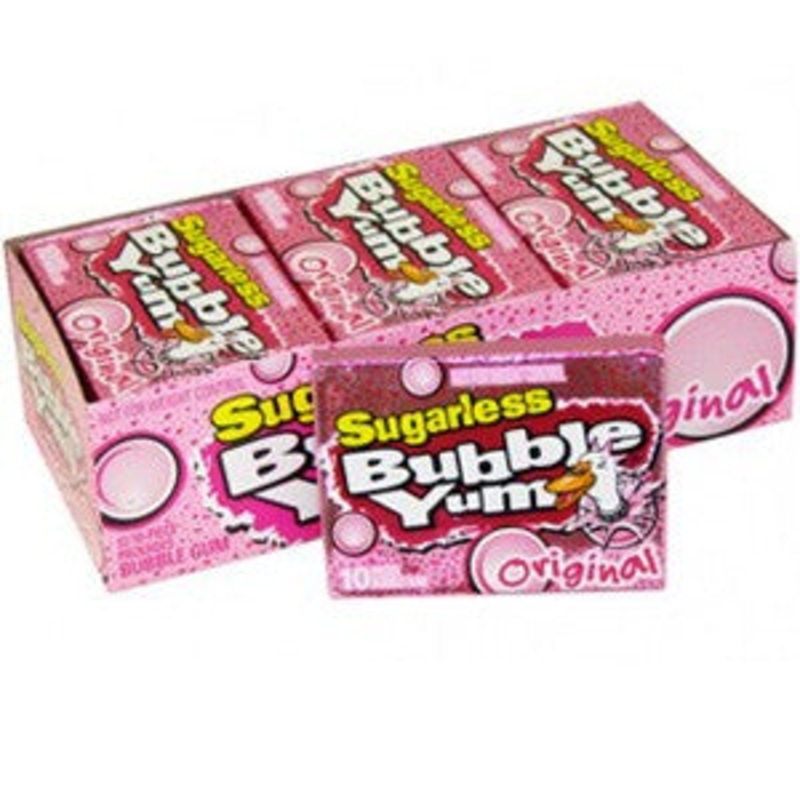 Sugar Free Bubble Yum Original – 12ct