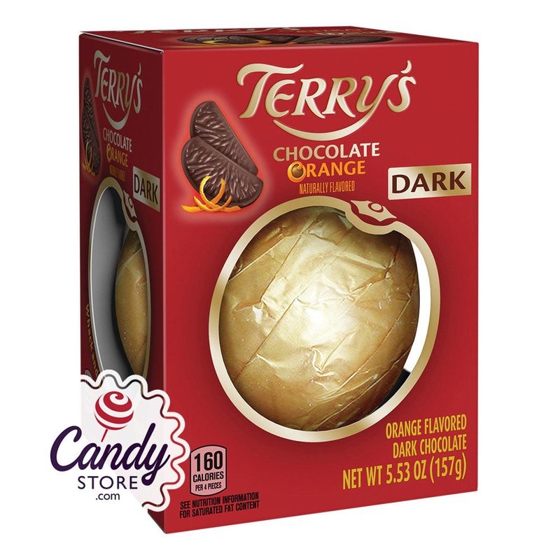 Terry’s Orange Flavored Dark Chocolate 5.53oz – 48ct
