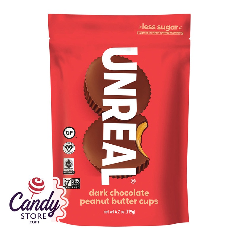 Unreal Dark Chocolate Peanut Butter Cups – 6ct