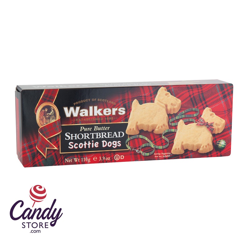 Walkers Shortbread Scottie Dogs Cookies 3.9oz Box – 12ct