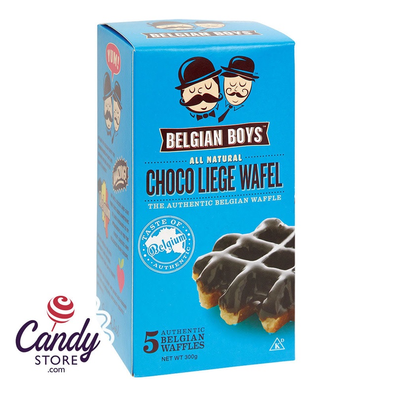 Belgian Boys Choco Liege Wafel 5ct Box 10.58oz – 12ct