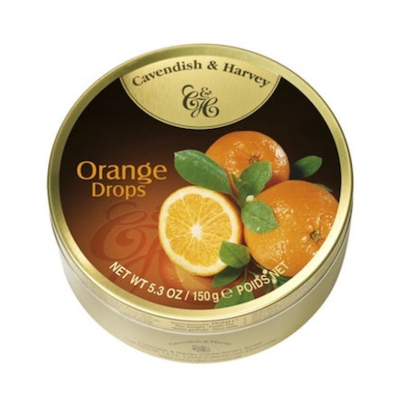 Cavendish & Harvey Orange Drops Tin – 12ct